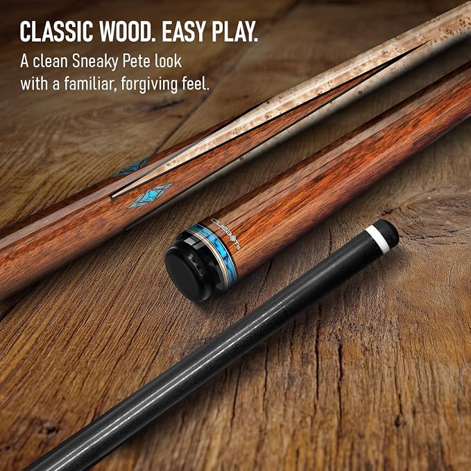 Series, Glass Fiber Pool Cue Stick, Uni-QR, 3/8-10, 5/16-18 Joint, Synthetic Leather Grip, 29" Glassfiber Shaft, 7-Layer Microfiber Tip