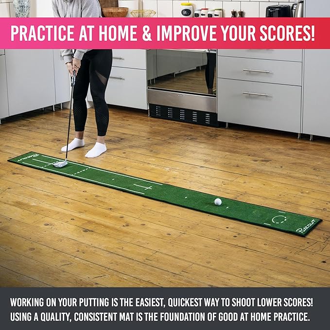 PuttOUT Putting Mat Family - Perfect Your Golf Putting