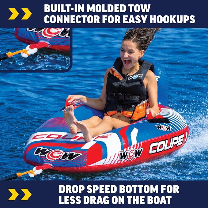 Wow Coupe Cockpit Inflatable Boat Towable Tube