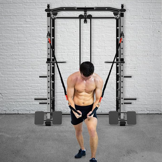 Nordic Hamstring Curl Attachment, Dip Bar, Belt Squat & Safety Spotter Arms for 2"x2" & 3"x3" Power Racks, Home Gym Strength Training Accessories