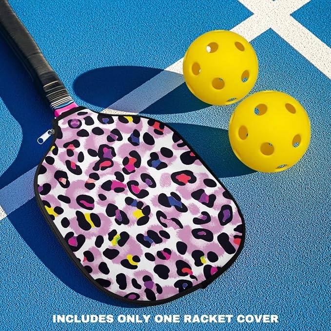 Blue Camo Corgi Pattern Print Pickleball Paddle Covers Only Paddles Holder Sleeve Fits Most Rackets