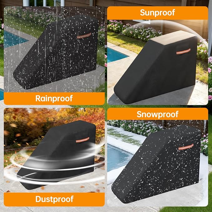 EVRBUL Treadmill Cover Heavy Duty Waterproof Dustproof Running Machine Cover Home Gym Exercise Workout Equipment Protective with Air Vents Reflective Strip Drawstring