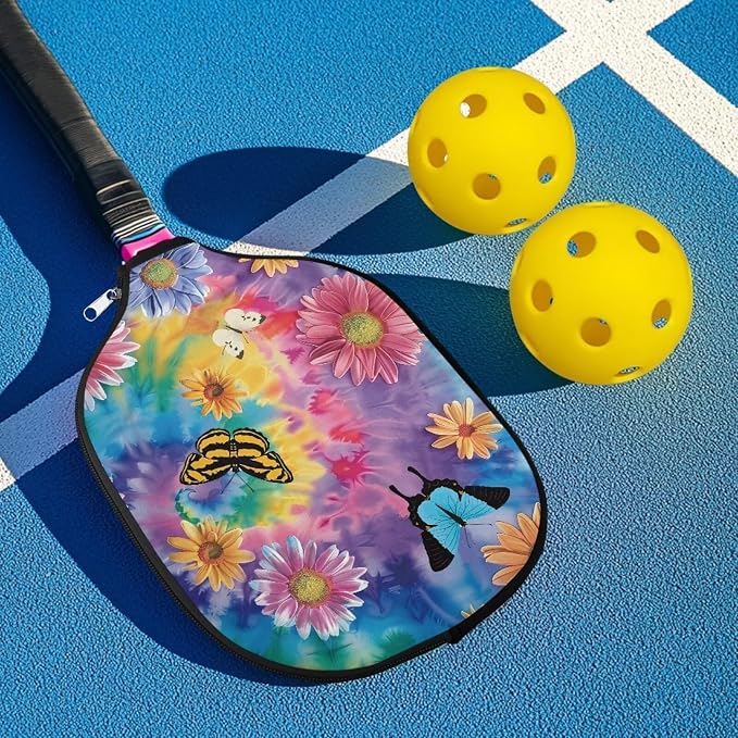 Pickleball Paddle Covers Only for Men and Women Zipper Closure Protection and Decoration