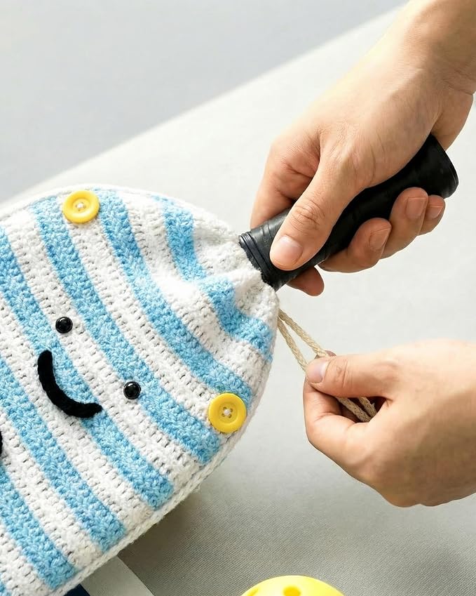 Crochet Pickleball Paddle Cover Gift - Handmade Case for Women&Men - Cute Accessories with Prensent Bag - Ready to Wrap for Players, Friends & Family, Thoughtful Holiday Crochet Set