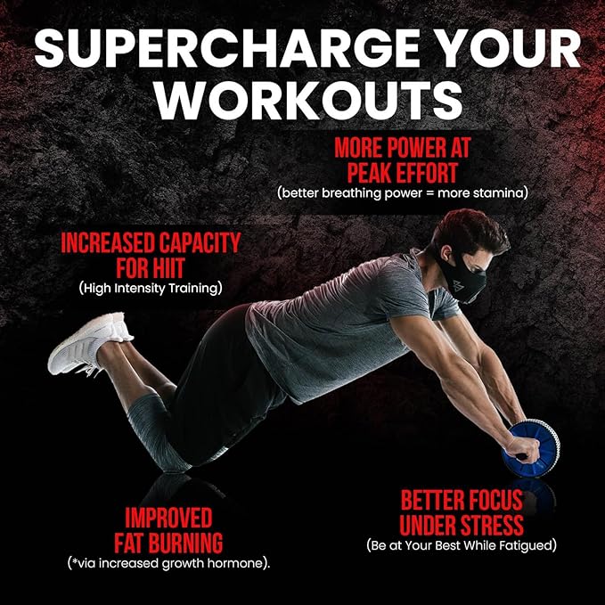 TRAININGMASK 3.0 Performance Breathing Trainer - Altitude Training Mask for Stamina, Clinically Proven & Patented