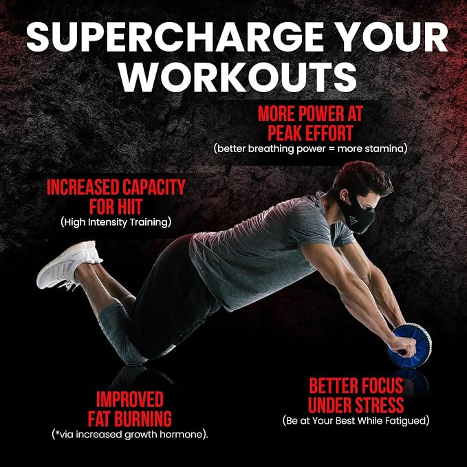 TRAININGMASK 3.0 Performance Breathing Trainer - Altitude Training Mask for Stamina, Clinically Proven & Patented