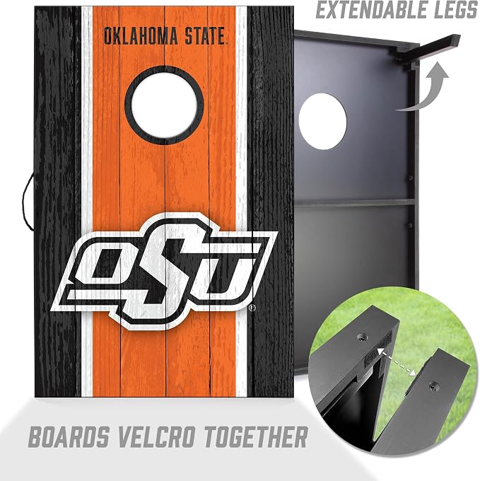 YouTheFan NCAA 2' x 3' Portable Cornhole Game with Logo Bags