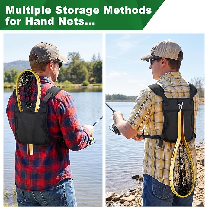 Fly Fishing Chest Pack with Workstation, Lightweight Adjustable | Holds Multiple Fly Boxes, Back Net Holder, 2 Removable Foam Fly Holders