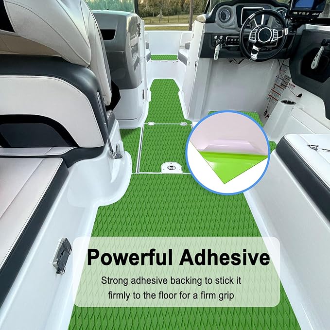 HZshark EVA Foam Boat Decking Sheet Universal DIY Surfboard Traction Pad Non-Slip Grip Mat Trimmable Sheet for Kayak RV Yacht Pool Skateboard Skimboard Step Green Yellow Orange Blue Dark Grey Black