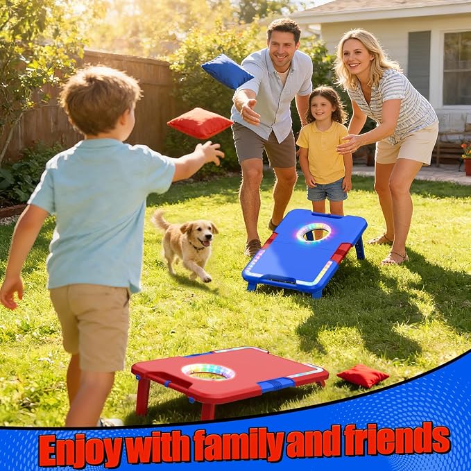 TERRAMUS Cornhole Board Set