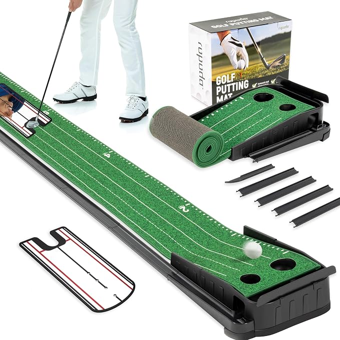 ropoda 9ft Golf Putting Green, Classic or with a Putting Mirror