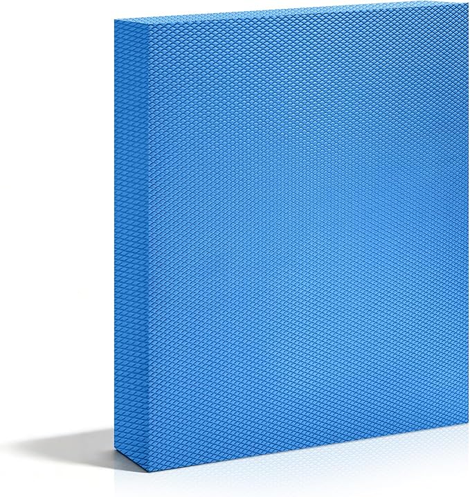 Exercise Balance Pad-15.6"x13" Non-Slip Stability Trainer Pad, 2 Inch Thick Foam Exercise Pad for Physical Therapy, Yoga, Core Training & Stability Training