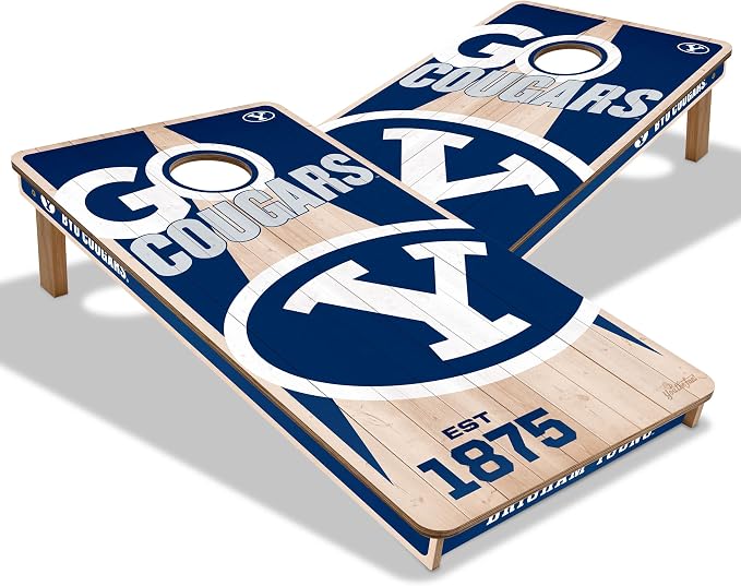 YouTheFan NCAA 2’ x 4’ Professional Wood Cornhole Game
