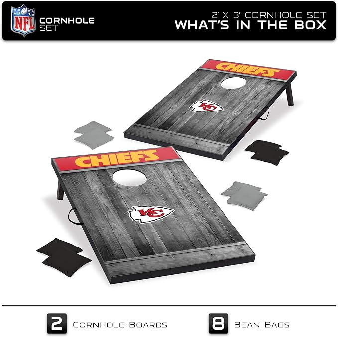 Wild Sports 2'x3' MDF Wood NFL Cornhole Set