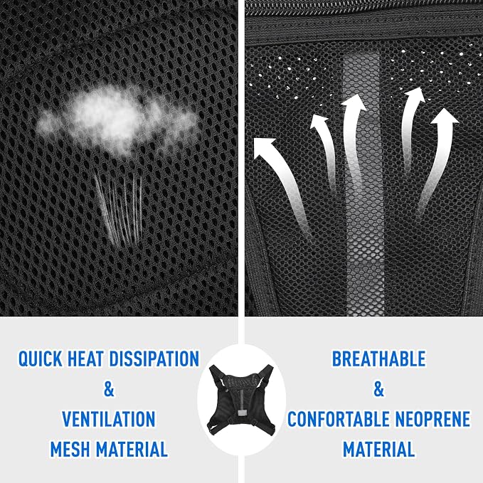 DEYACE Chest Bag For Men, Tactical Inspired Sports Utility Chest Pack, EDC Pouch Bag With Built-In Phone Holder for Workouts, Running, Cycling, Black