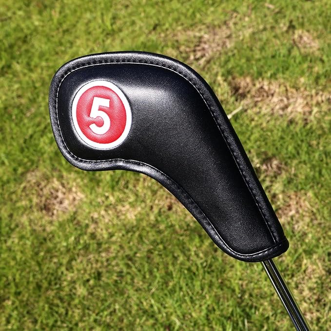 Craftsman Golf Magnetic Iron Headcovers Protective Cover with Large No. Available for Customize Name