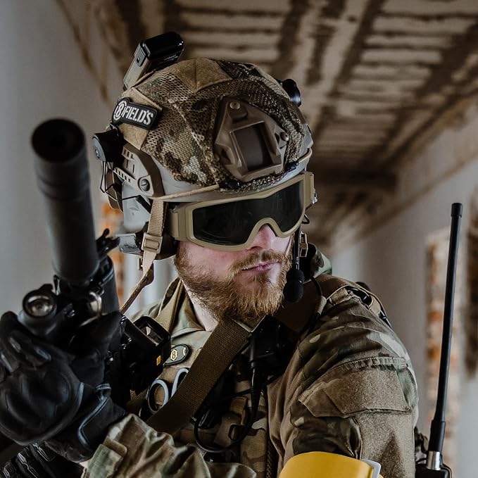 xaegistac Tactical Airsoft Goggles Anti Fog Military Glasses, Ballistic Safety Goggles for Shooting Hunting