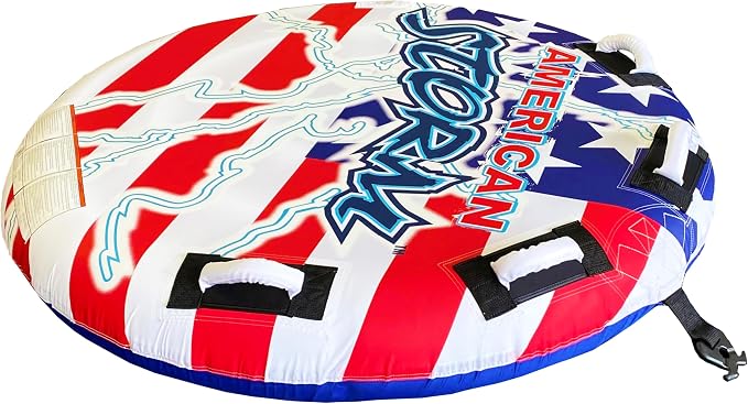 Rave Sports American Storm 2-Rider Boat Towable Tube | Durable