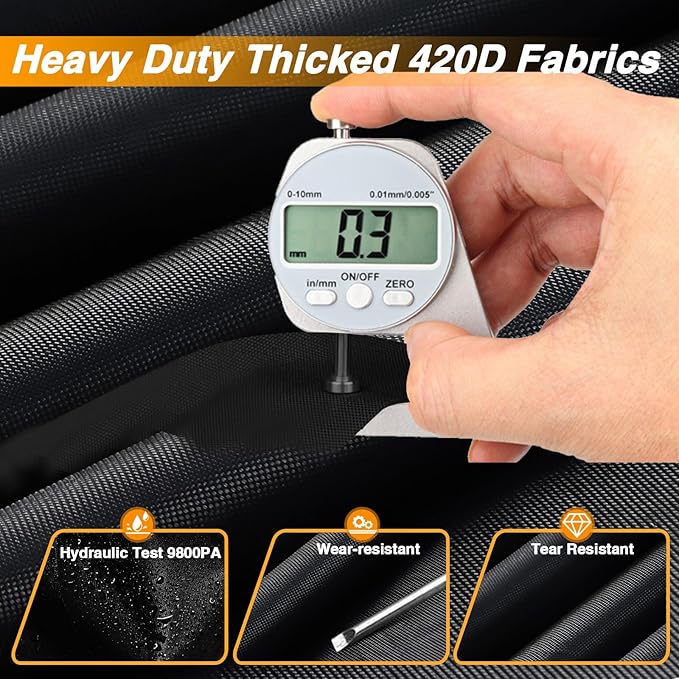 EVRBUL Treadmill Cover Heavy Duty Waterproof Dustproof Running Machine Cover Home Gym Exercise Workout Equipment Protective with Air Vents Reflective Strip Drawstring