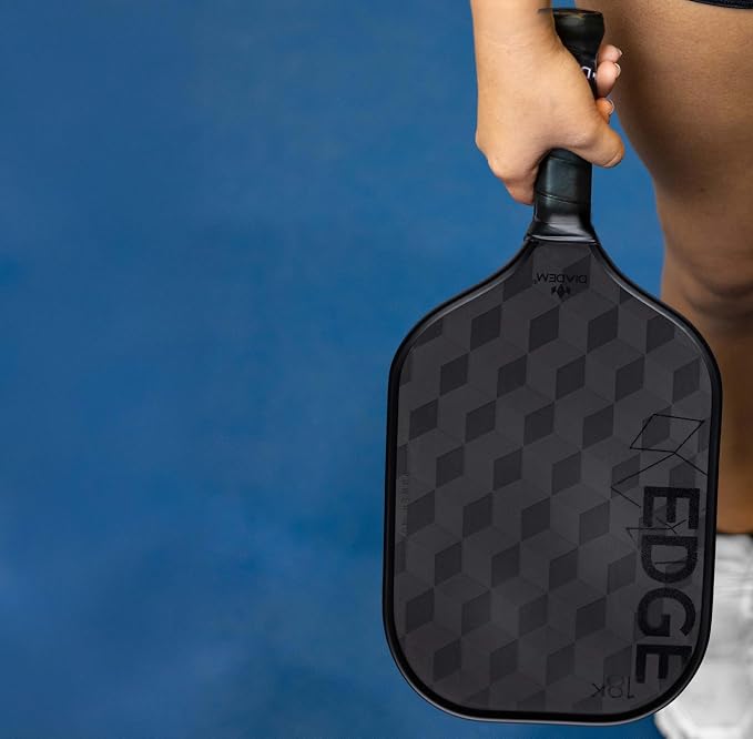 Diadem Paddle Cleaner Eraser | Rubber Pickleball Paddle Cleaner for Raw Carbon & 18K Surfaces, Removes Ball Residue, Evens Minor Scratches | Compact Grip-Sized Design for All Brands