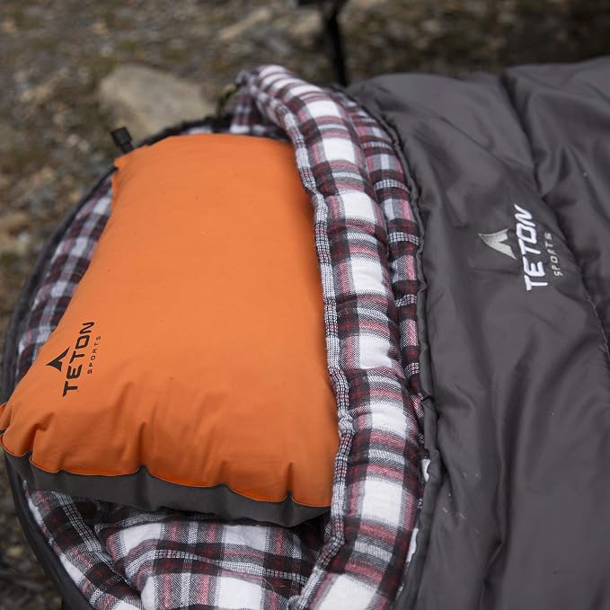 Teton Celsius XXL Sleeping Bag, Cold Weather Sleeping Bags for Adults and Kids, Camping Made Easy and Warm. Compression Sack Included
