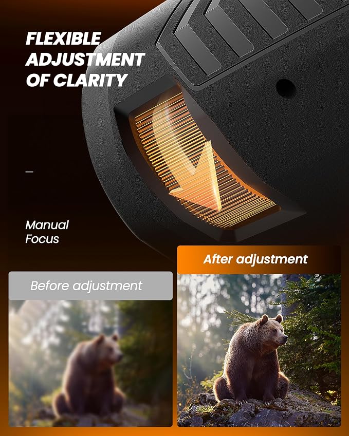 Night Vision Goggles, True 4K Night Vision Binoculars, Equipped with 50mm Objective Lens, 850nm IR, 3'' HD Screen 4000mAh Rechargeable Battery, Suit for Wildlife Watching and Camping