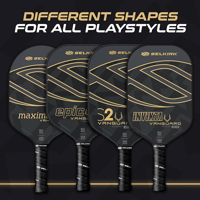 Selkirk Sport Vanguard Hybrid Pickleball Paddle | Carbon Fiber Pickleball Paddle with a Polypropylene X5 Core | Pickleball Rackets