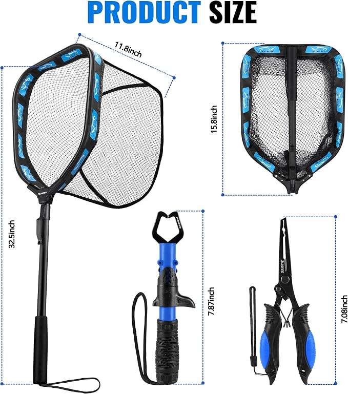 PLUSINNO 2 pack Vertical Fishing Rod rack, Wall Mounted Fishing Rod holder, With Black Fish Claw Control DeviceLS08-03，