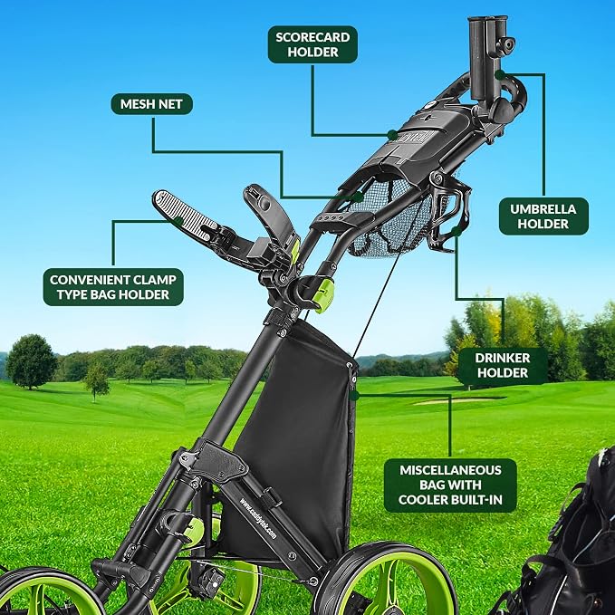 Caddytek Golf Explorer V8 Superlite Deluxe Push Cart