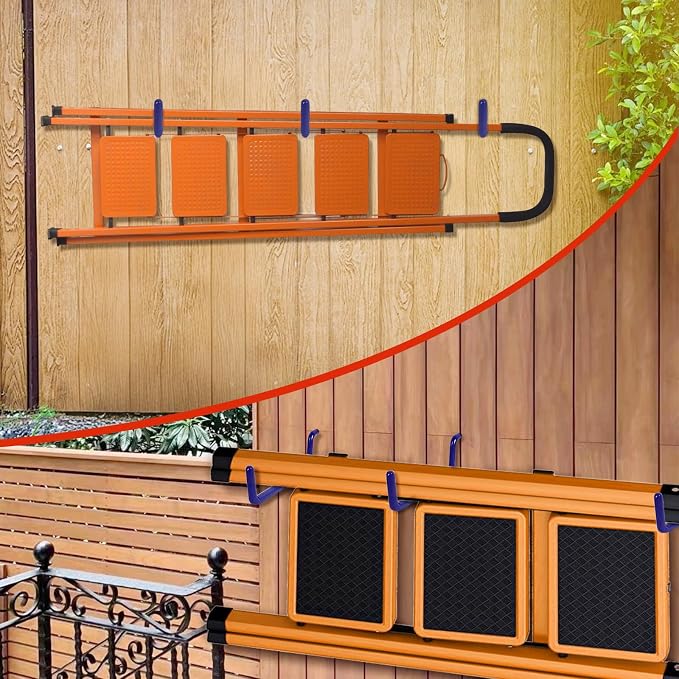 Garage Hooks Heavy Duty, 12-Pack Mixed Utility Garage Hooks, Wall Mounted Steel Tool Hangers for Garage Wall Organizer, Hold Ladders Tools Bikes (Blue, 6 Type & 12 Pack)