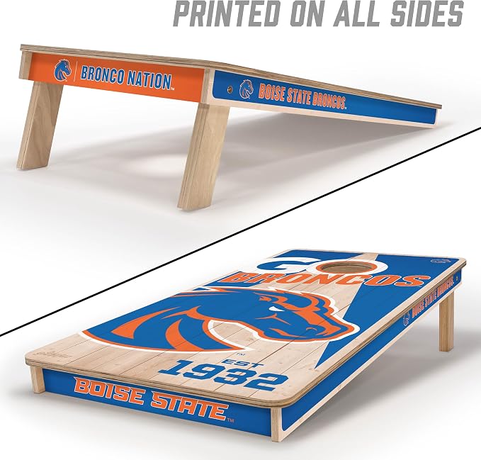 YouTheFan NCAA 2’ x 4’ Professional Wood Cornhole Game