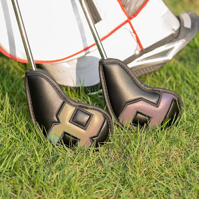 Craftsman Golf Magnetic Iron Headcovers Protective Cover with Large No. Available for Customize Name