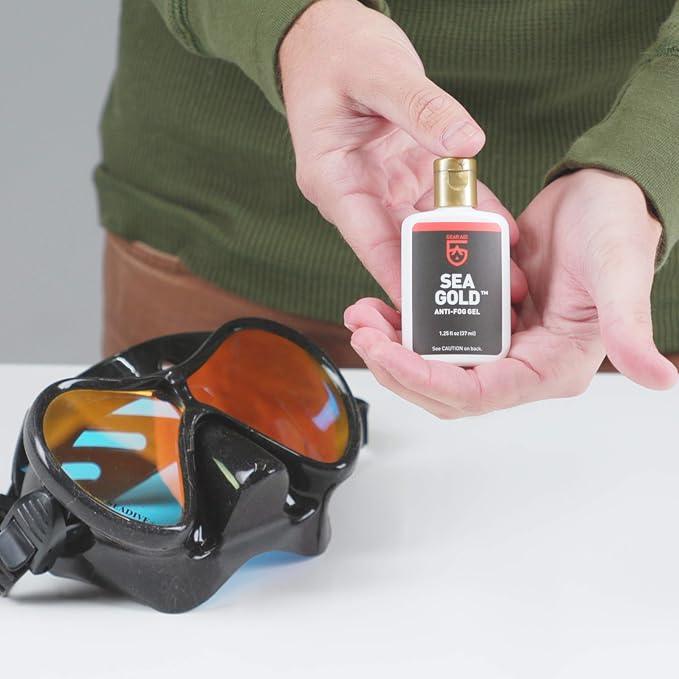 GEAR AID Sea Drops & Sea Gold Anti-fog for Dive Masks (2-pk)