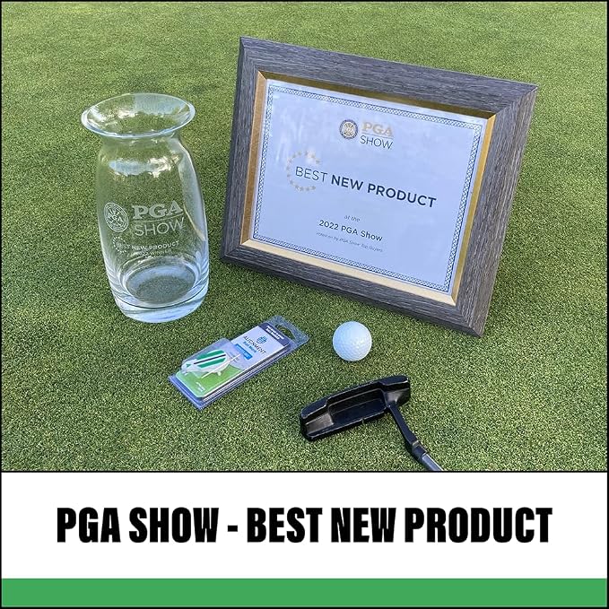 Putting Alignment Aid Tool - Golf Ball Marker - Rotate to Aim - Golf Gift Accessory for Men & Women Golfers - USGA Compliant