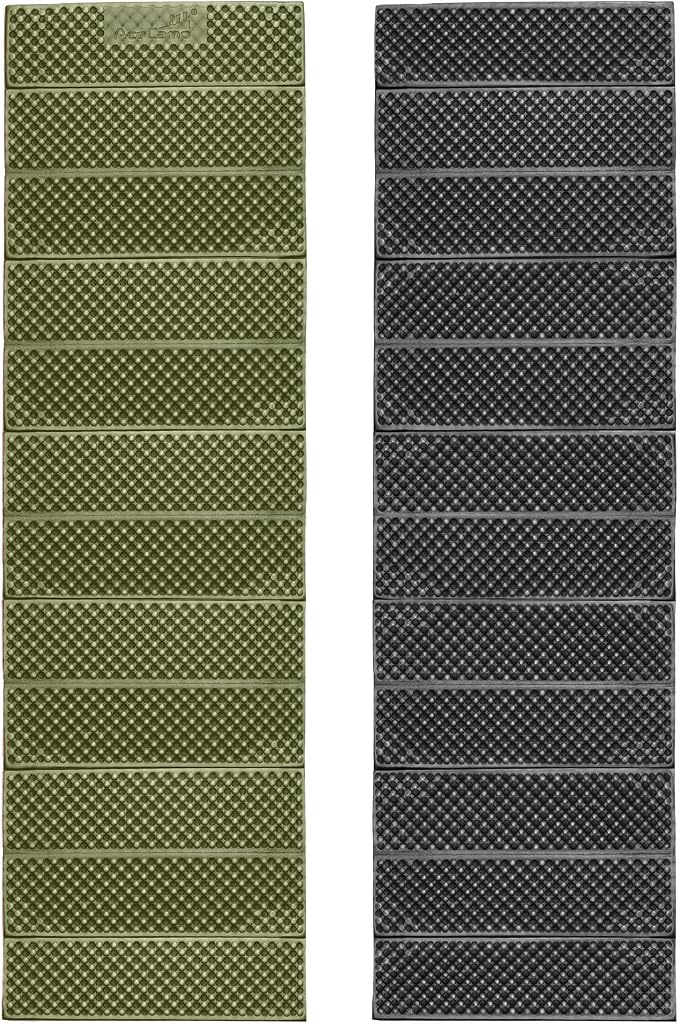 AceCamp Portable Foam Sleeping Pad, Full Length Accordion Sleeping Mat for Camping & Hiking, Lightweight, Soft & Compact Cushion for Sleeping Bag, Comfort, Tent, Rocky Terrain