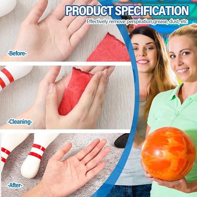 Simgoing Bowling Rosin Grip Bag Bowling Accessories Kit Grip Sack Powder Bag for Drying Hand for Golf Tennis Lifting Rock Climbing Gymnastics
