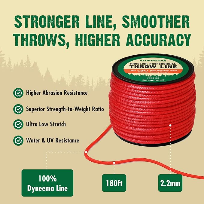 FORESTER Arborist Throw Weight | Cordura Throw Weight for High Abrasion Resistance and Durability | Arborist Equipment for Tree Climbing