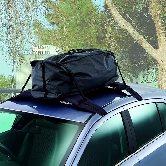 Pilot CG-30 2 Strap Roof Rack with Inflatable Pads - 45 Lb. Load Limit - Car Roof Protection against Deep Paint Scratches and Dings