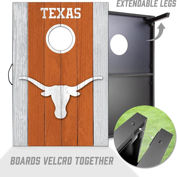 YouTheFan NCAA 2' x 3' Portable Cornhole Game with Logo Bags