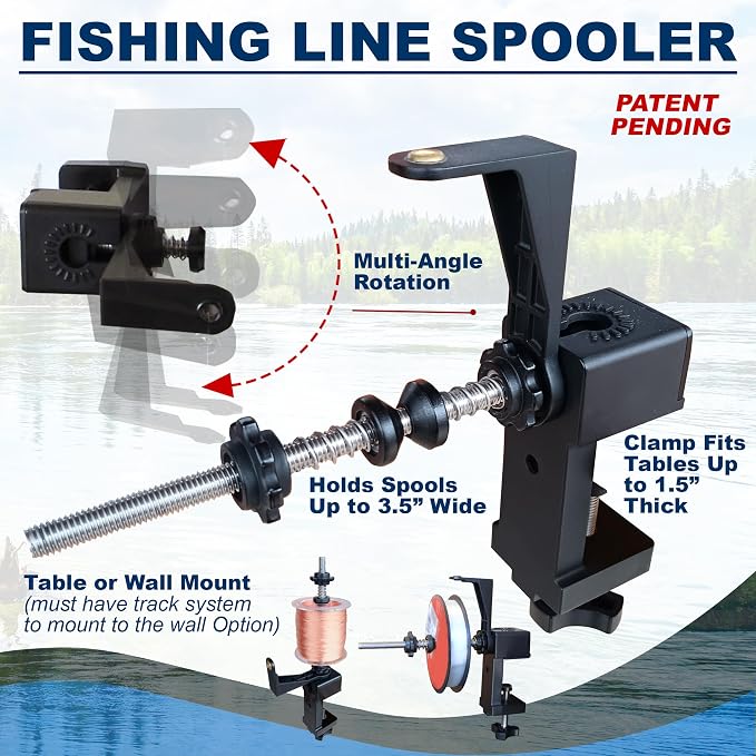 Rush Creek Creations - Fishing Rod Holder for Garage, Fishing Pole Rack Wall Mount & Tackle Storage, No Limit Vertical Fishing Rod Rack Holder, Modular Wall Unit, Fishing Pole Rods Rack