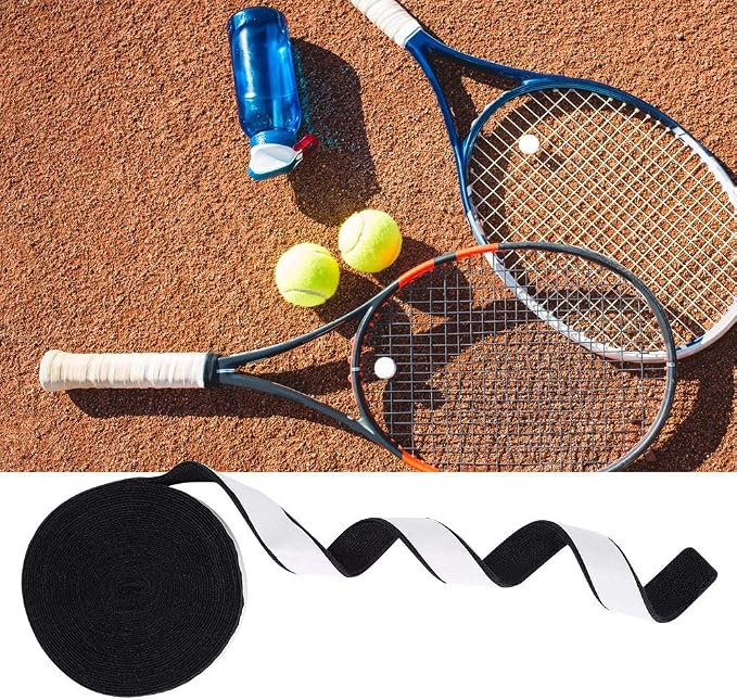 Keenso Racket Grip Tape Racquet Anti Skid Tape Badminton Racquet Wraps, Badminton Racquet Towel Grip Racquet Grips