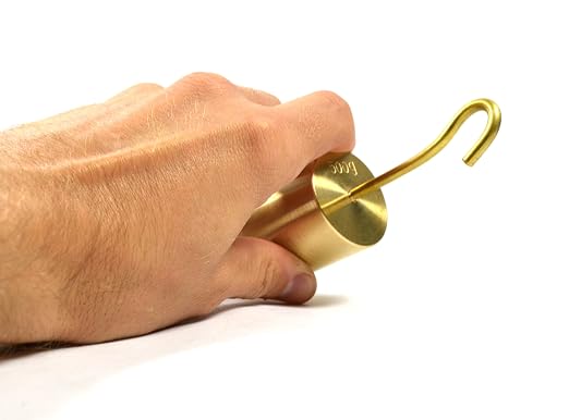 Eisco Labs Individual Hooked Weights - Brass - 500g
