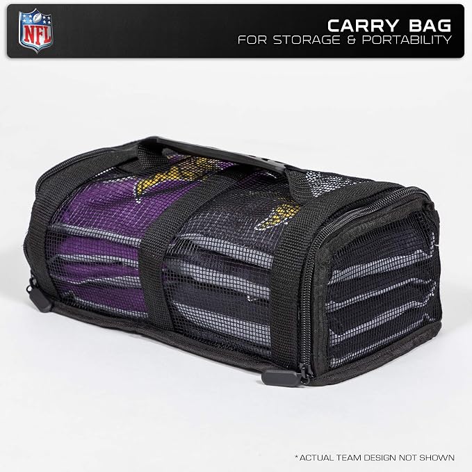 NCAA College Dual Sided Bean Bags by Wild Sports, 8 Count, Premium Toss Bags for Cornhole Set - Great for Tailgates, Outdoors, Backyard
