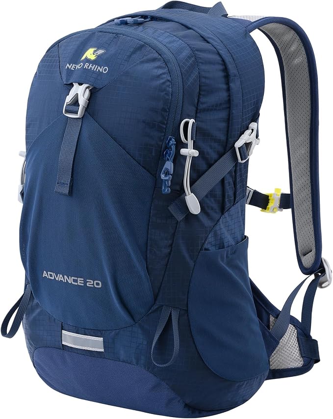 N NEVO RHINO 20L Hiking Internal Frame Backpack for Men Women, Small Travel Backpack Waterproof Backpack with Rain Cover