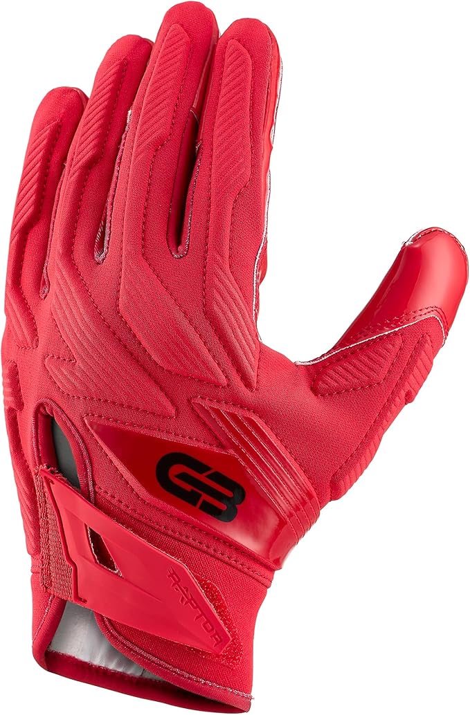 Grip Boost Football Gloves Raptor 2.0 Padded Men's Lineman Gloves with Boost Plus Grip Technology