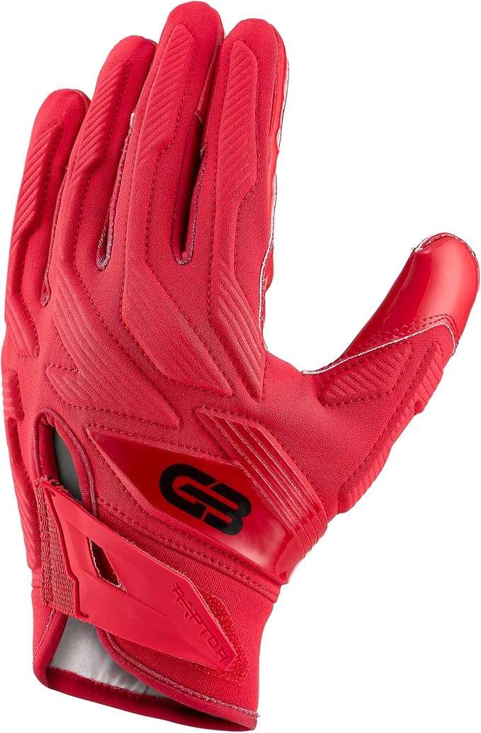 Grip Boost Football Gloves Raptor 2.0 Padded Men's Lineman Gloves with Boost Plus Grip Technology
