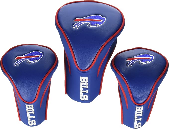 Team Golf NFL Cincinnati Bengals Contour Golf Club Headcovers (3 Count) Numbered 1, 3, & X, Fits Oversized Drivers, Utility, Rescue & Fairway Clubs, Velour Lined for Extra Club Protection