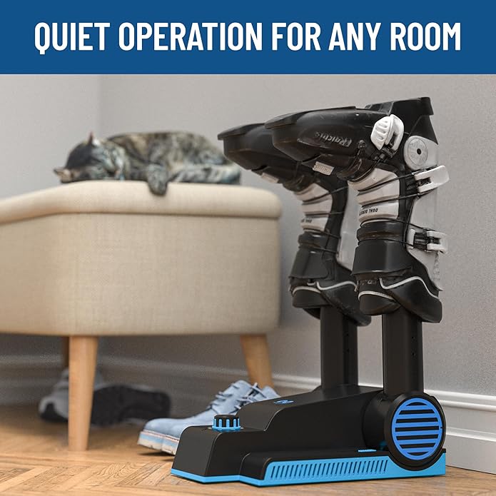 Everlasting Comfort Electric Boot Dryer for Work Boots, Silent Portable Shoe Dryer with Timer for Shoes, Boots and Cleats