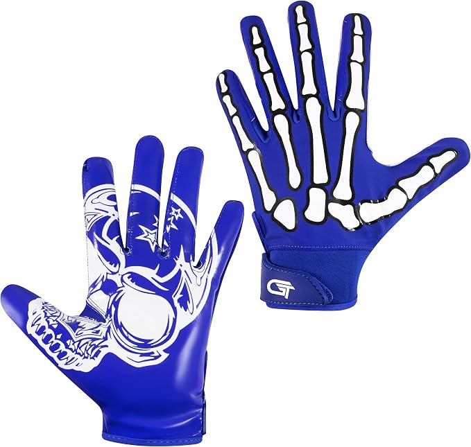 Glorious Traders Adult & Youth Football Gloves - Ultimate Performance Booster with Super Sticky Grip