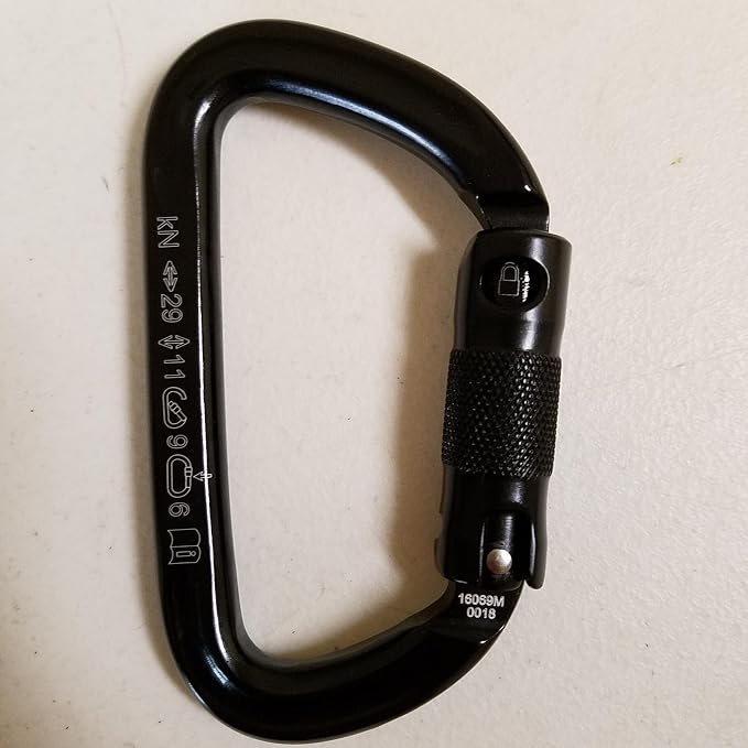 Rock Exotica rockD Auto-Lock Carabiner - Heavy Duty Locking Carabiner for Rock Climbing and Professional Climbing Gear and Industrial Use – Made in USA